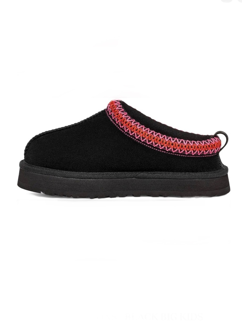 UGG TAZZ SLIP ONS - BLACK BIG KIDS SIZE 4 (NEW WITH TAGS) A10 - Picture 4 of 5